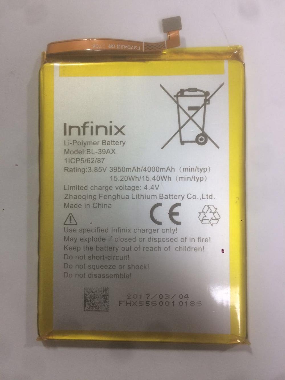 Original Infinix BL-39AX battery for Infinix X557 mobile phone ...